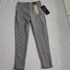 Slimming Black and White Dress Pants